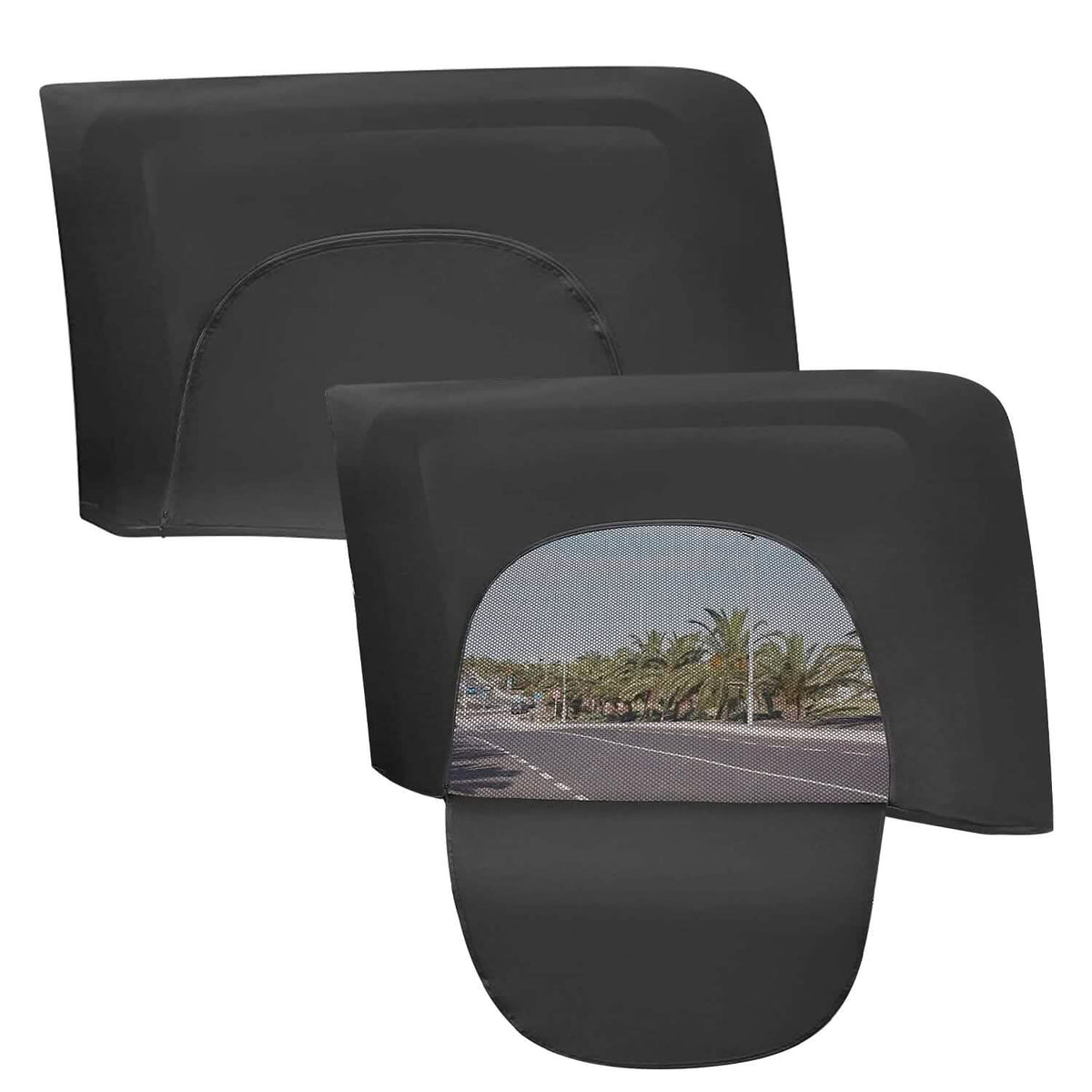 2-Piece: Car Side Window Screen Mesh Cover