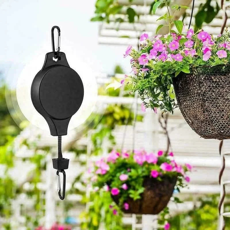 2-Piece: Telescopic Lifting Hooks for Garden Pots