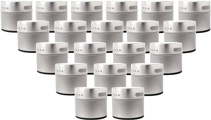20 Pack of Empty Magnetic Tins