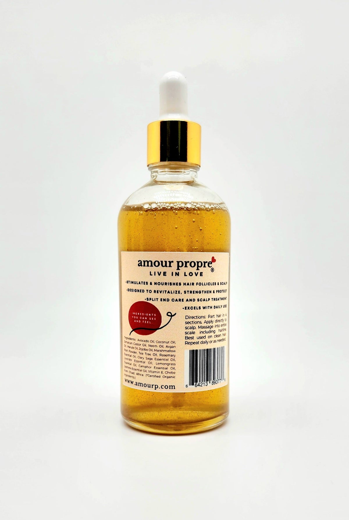 Organic Chebe Hair Growth Oil with Avocado and Argan Oils