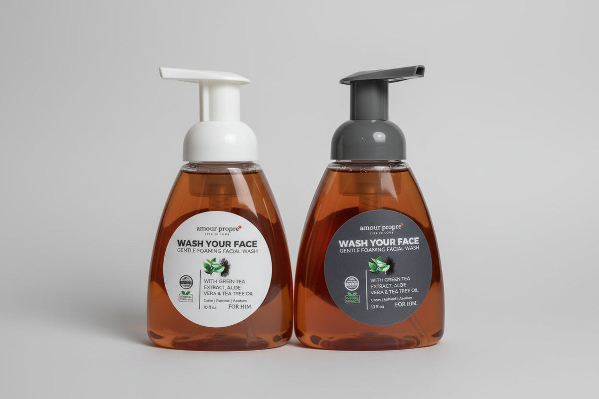 Wash Your Face - Gentle Foaming Facial Wash with Green Tea Extract for Him