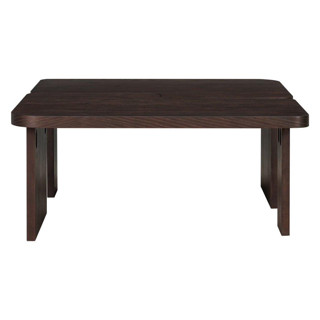 Modern Minimalist Coffee Table Set With Splicing Design