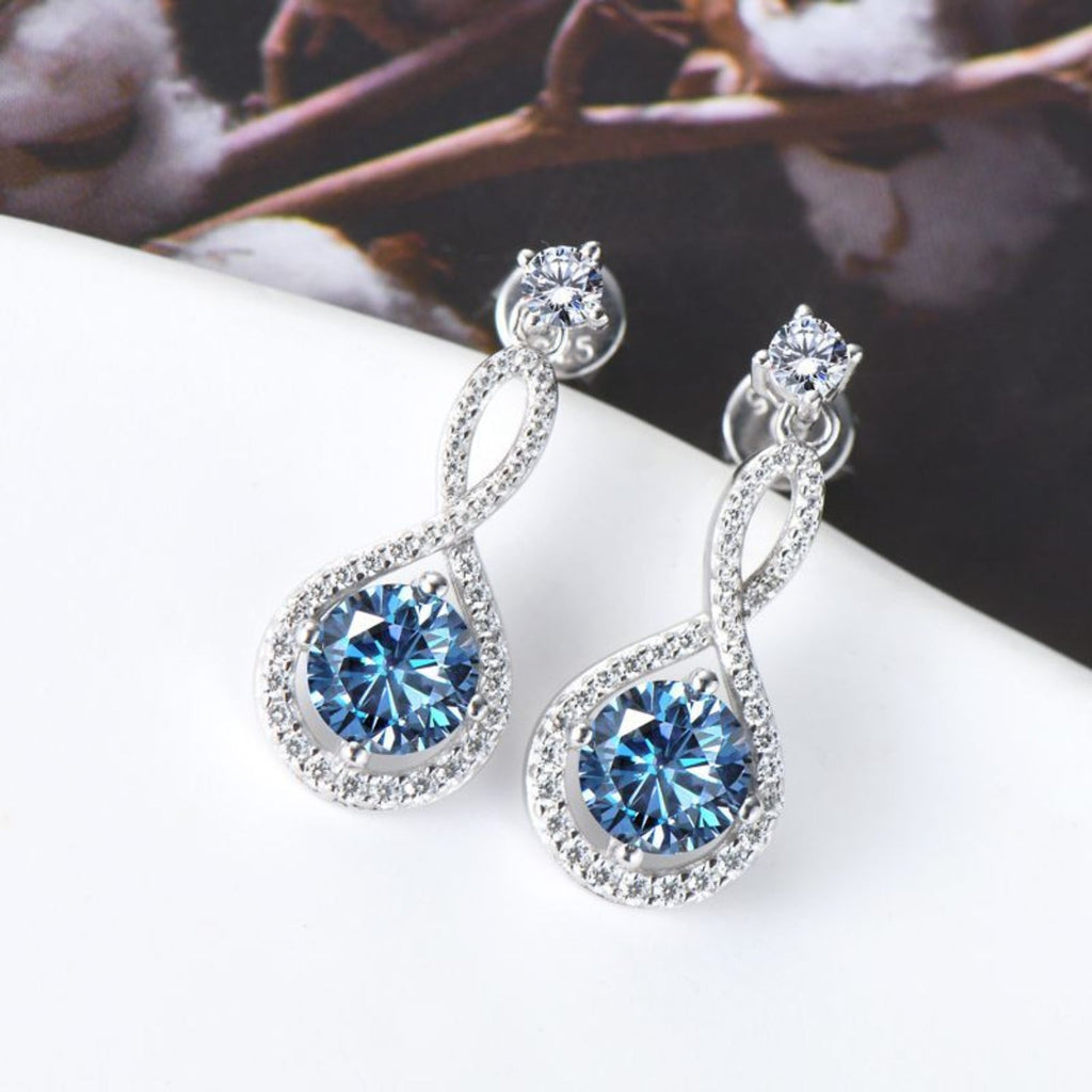 1 Carat Sparkala™ Pure Sterling Silver Earrings