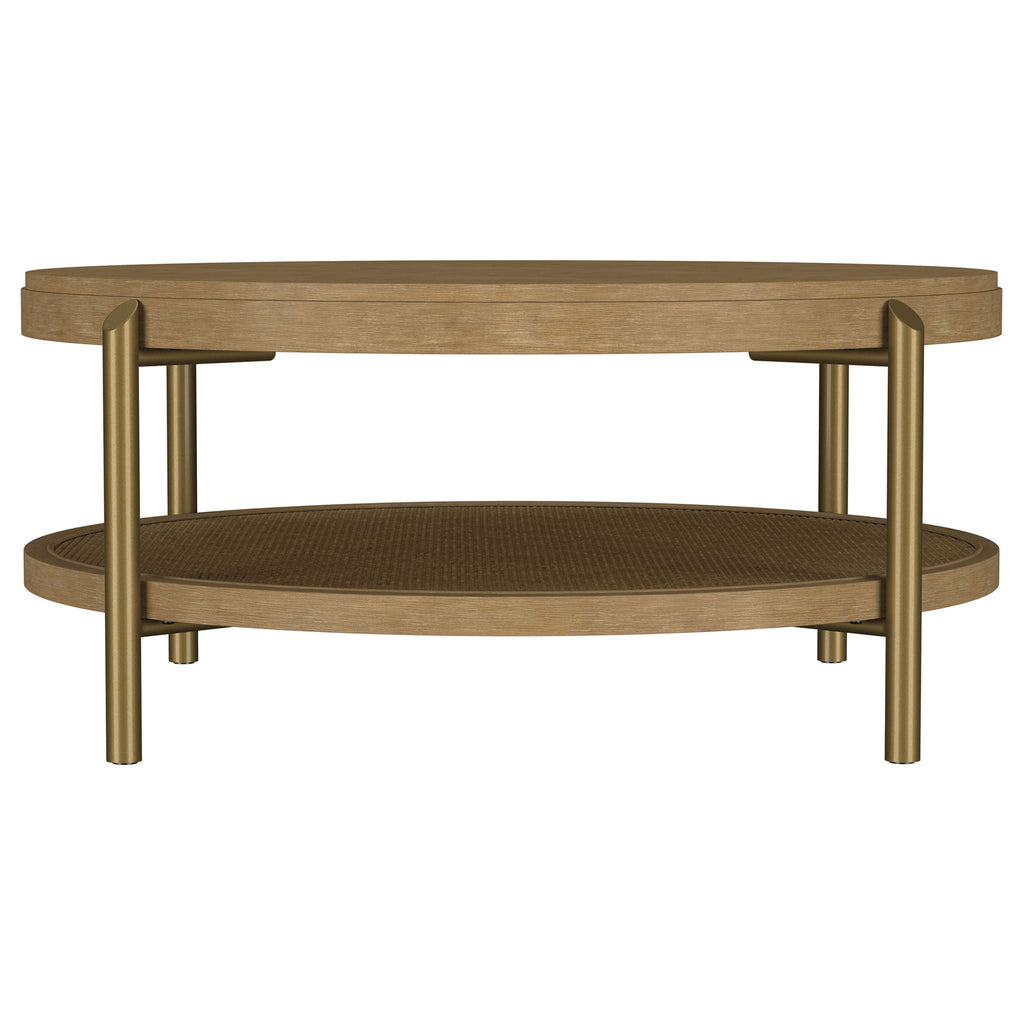 Benson - Round Table With Storage Shelf