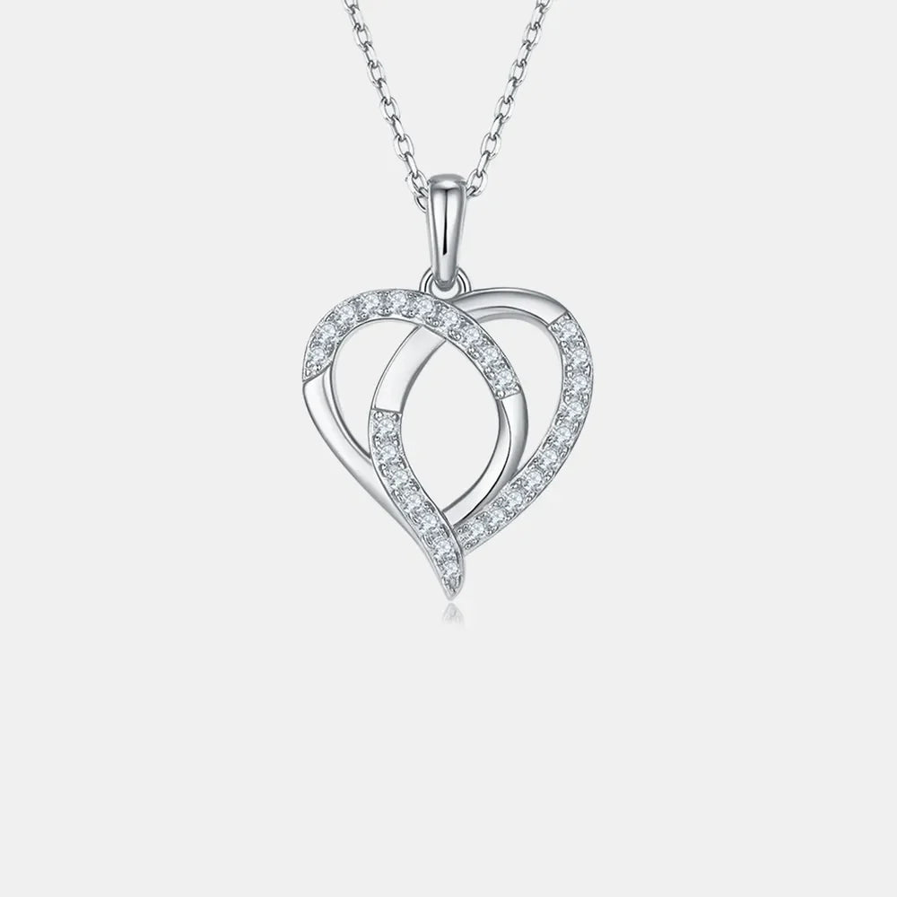 Sparkala™ 925 Sterling Silver Heart Shape Necklace