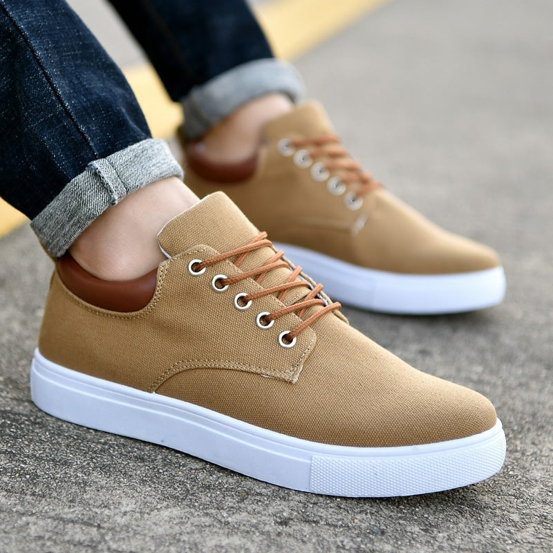 Korean Breathable Men's Casual Canvas Sport Shoes Sneakers