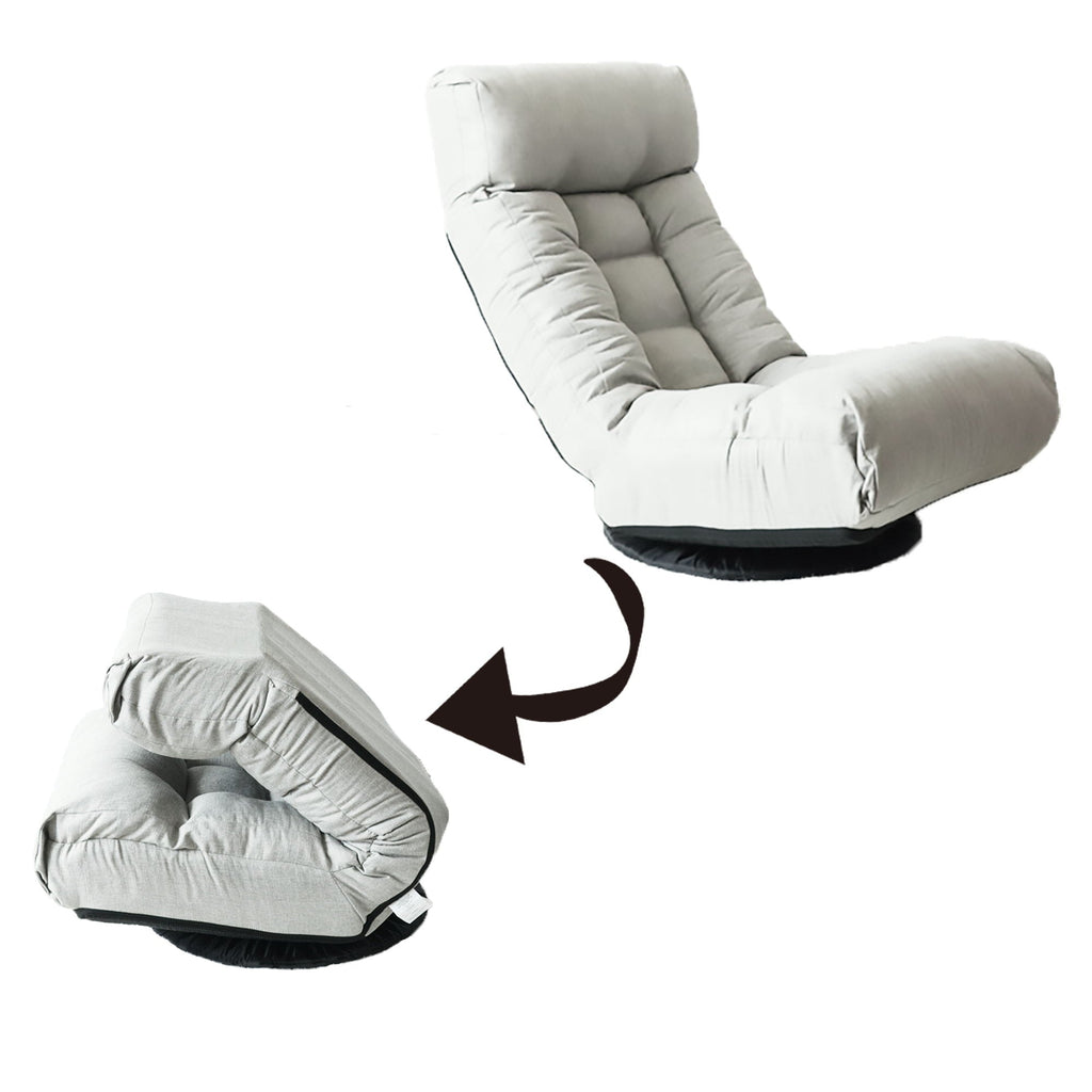 Adjustable Japanese Reclining Floor Chair Sofa With Metal Frame For Living Room
