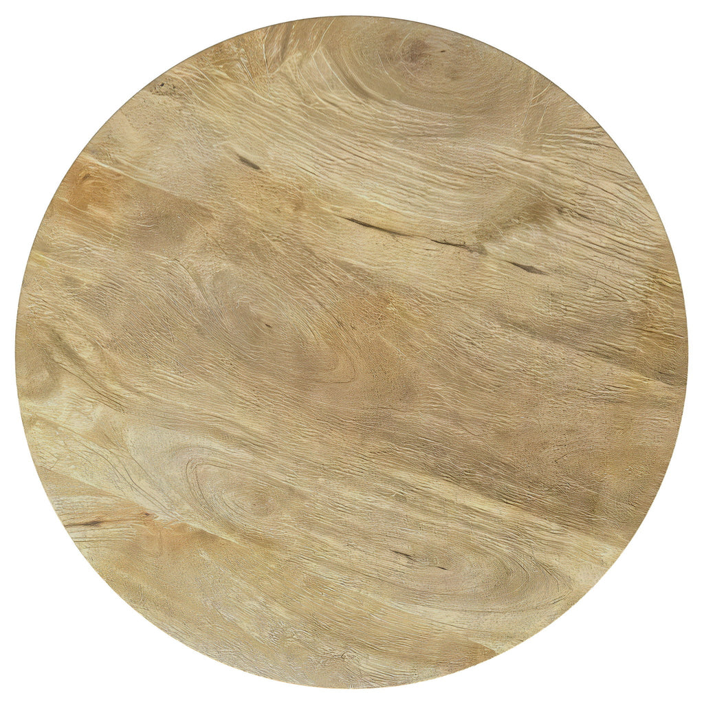 Diana - 2 Piece Round Coffee And End Table Set - Natural