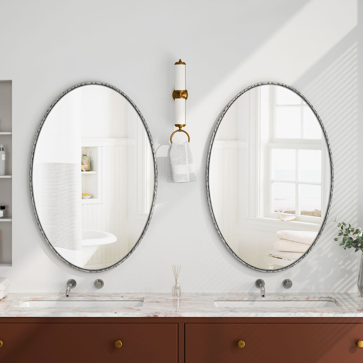 Art Oval Retro Mirror, Wall Hanging