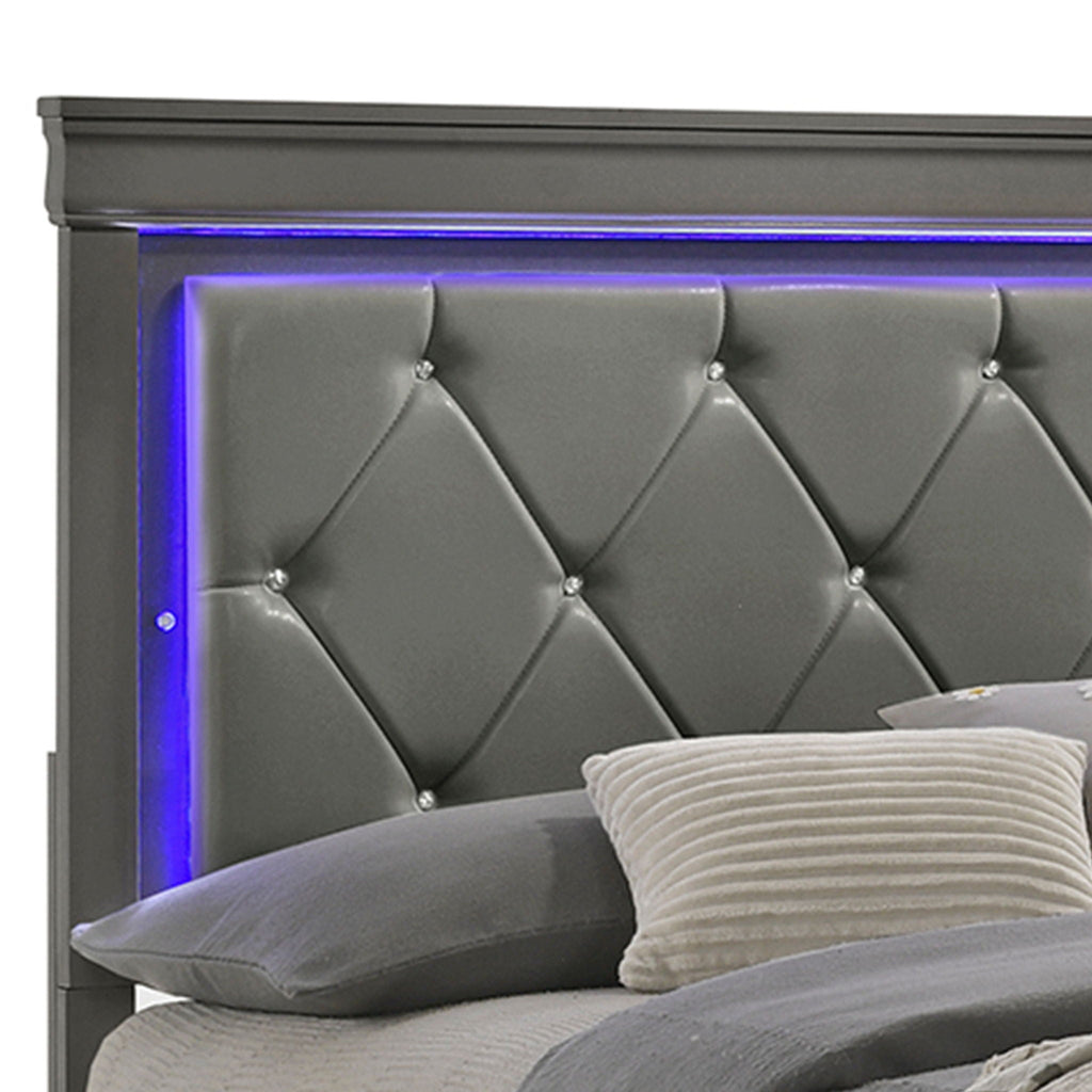 Blaze - Bed With LED Headboard