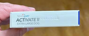 TevraPet Activate II Flea and Tick Prevention for Dogs | 4 Count | Extra Large Dogs 55+ lbs | Topical Drops | 4 Months Flea Treatment