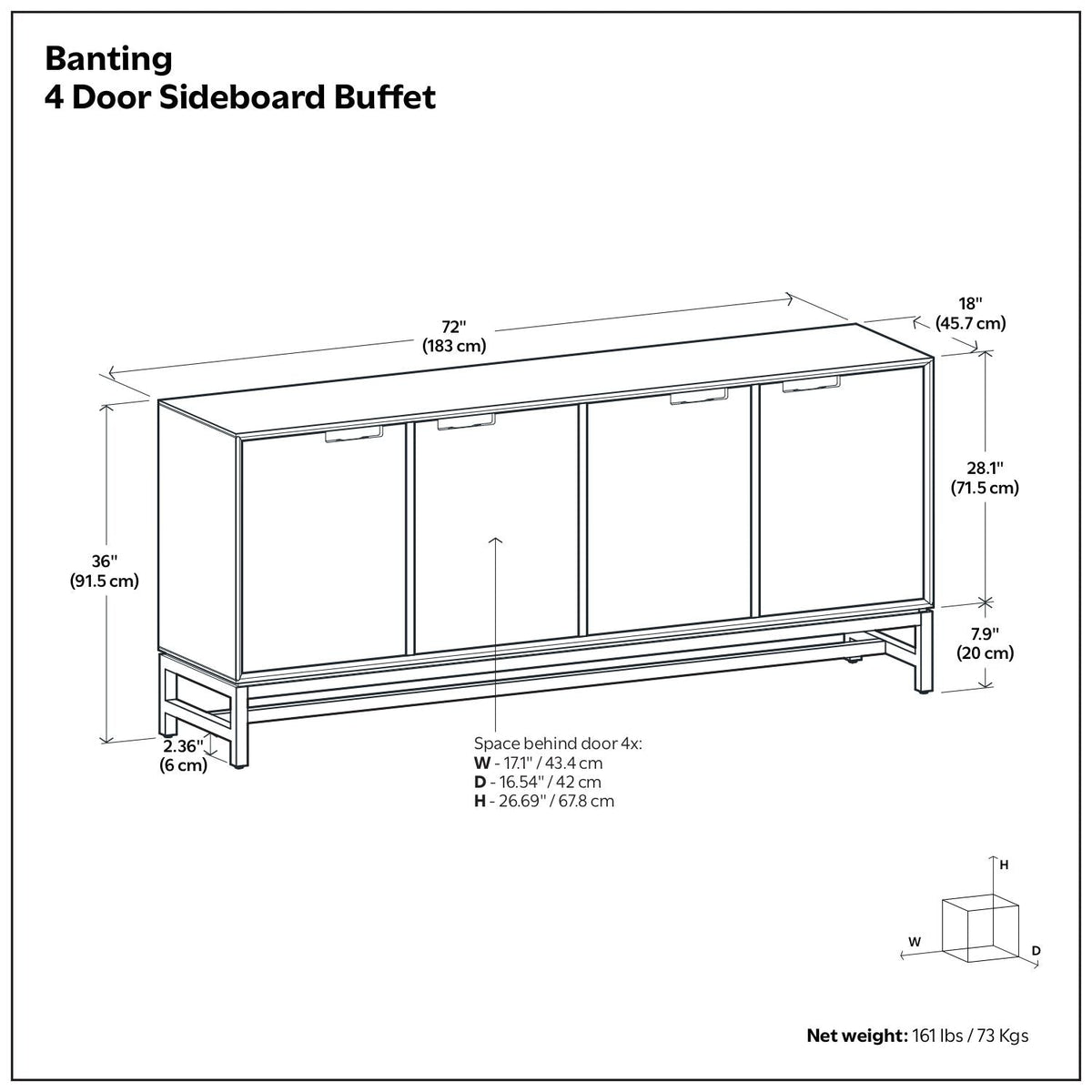 Banting - Door Sideboard Buffet