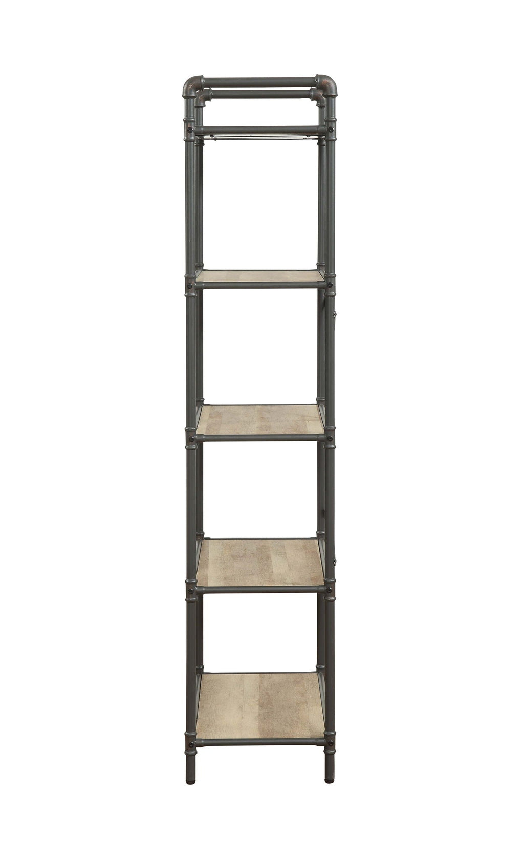 Itzel Bookshelf - Antique Oak / Sandy Gray