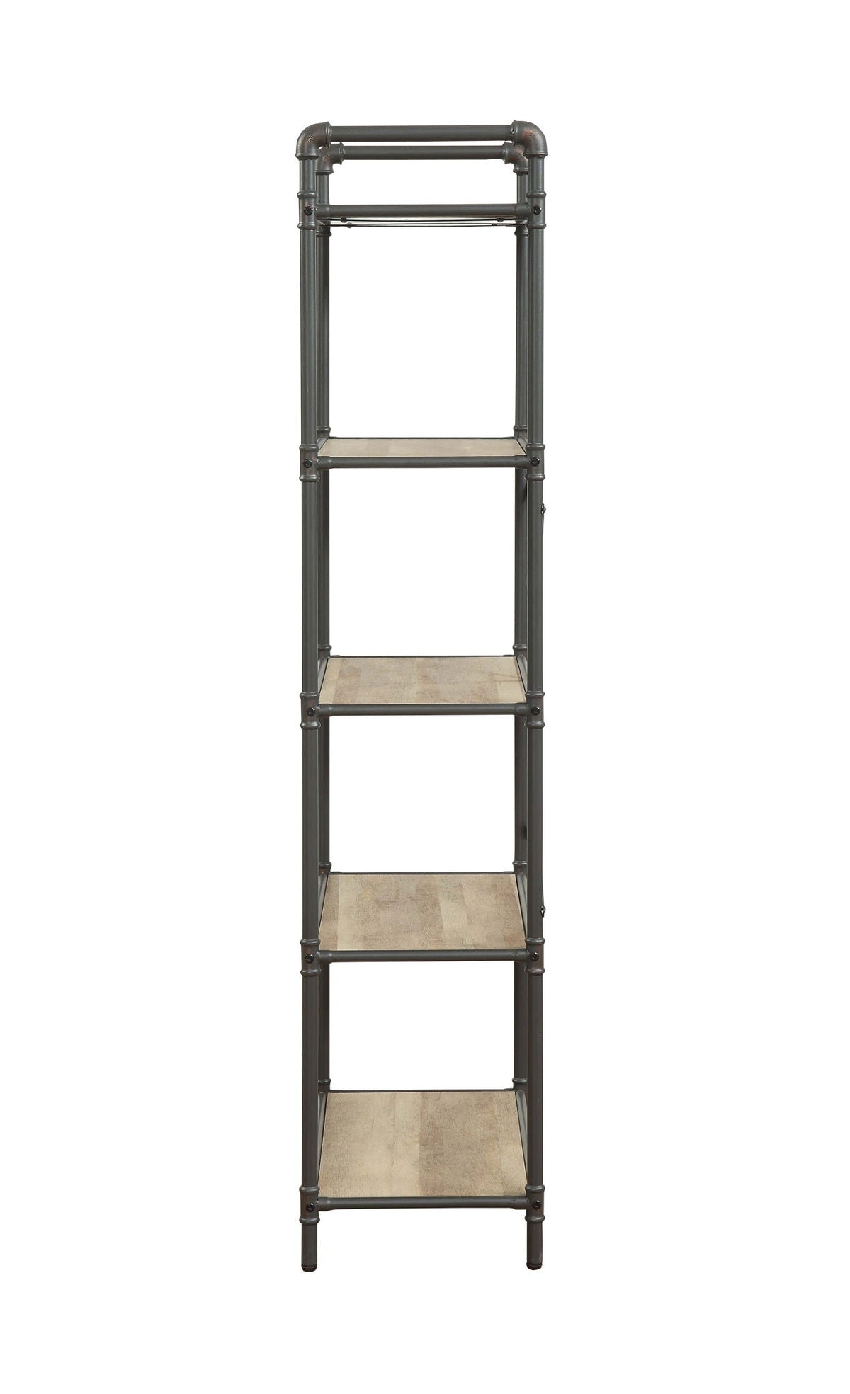 Itzel Bookshelf - Antique Oak / Sandy Gray