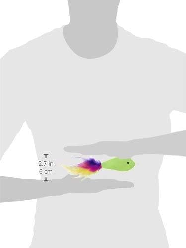 SmartyKat (9 Count Fish Flop Crinkle Catnip Cat Toys - Multi Color, 9 Count (Pack of 12)