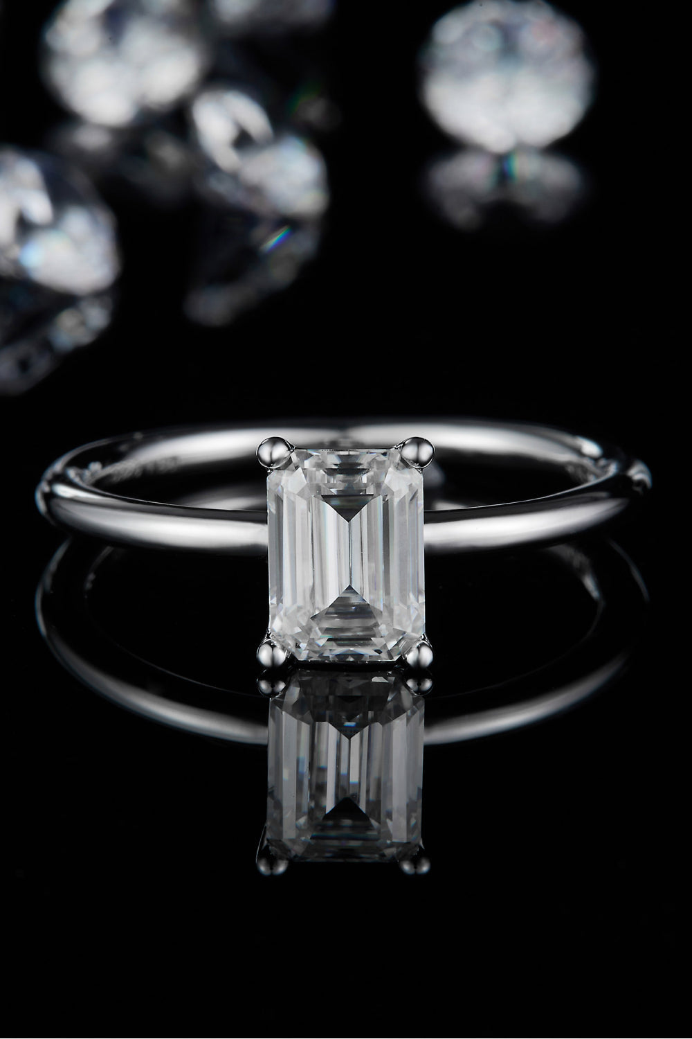 1 Carat Sparkala™ Platinum Over Pure Sterling Silver Solitaire Ring