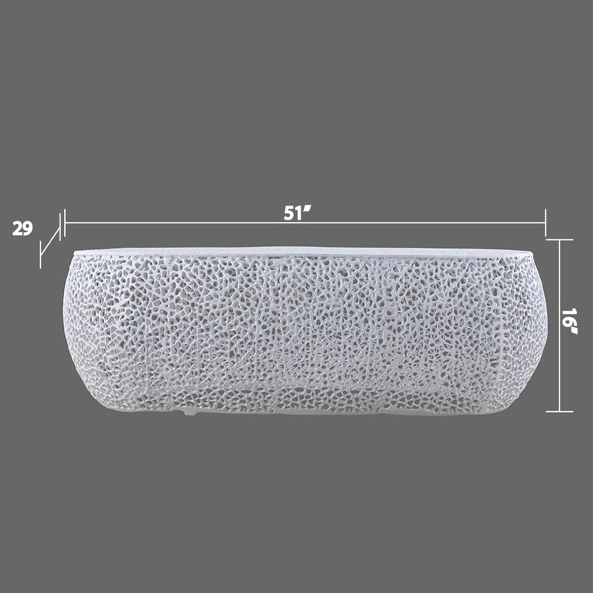T3601 - Oval Coffee Table