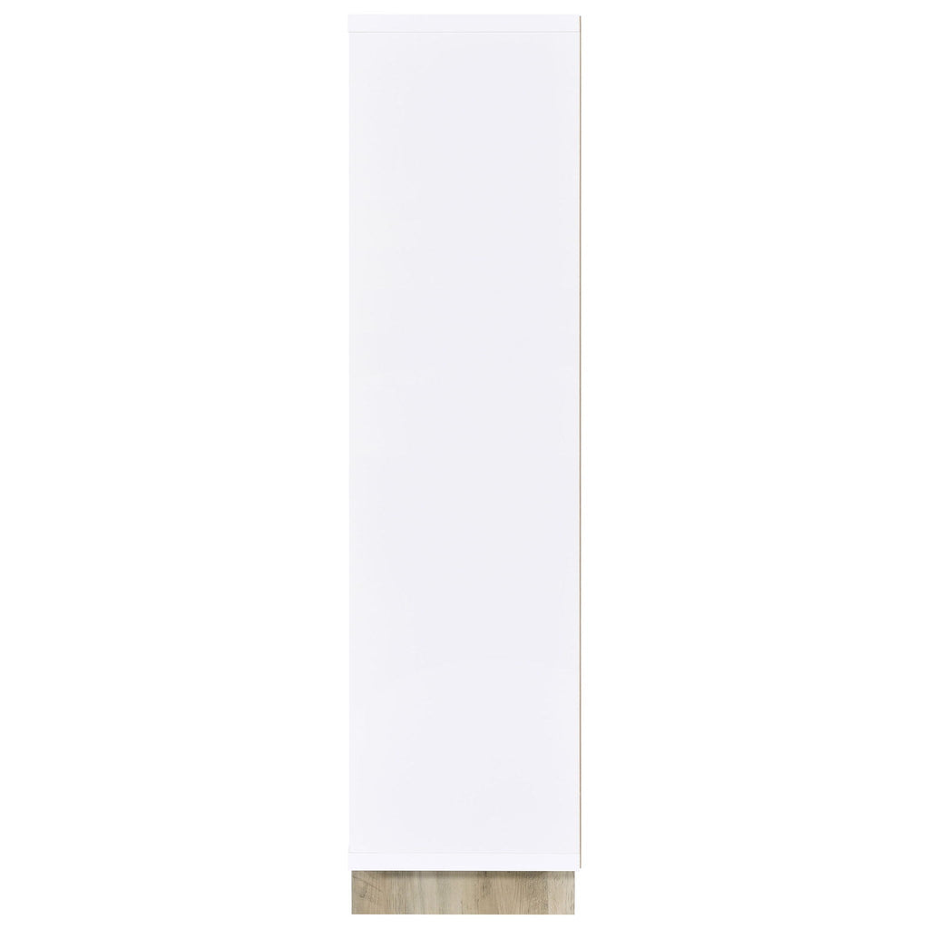 Geilys - 8 Shelf Bookcase With Arch Details - White