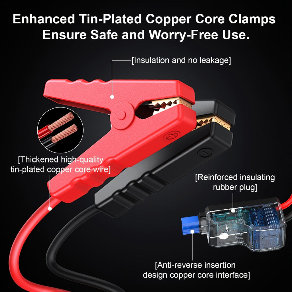 Portable Car Jump Starter with Air Compressor