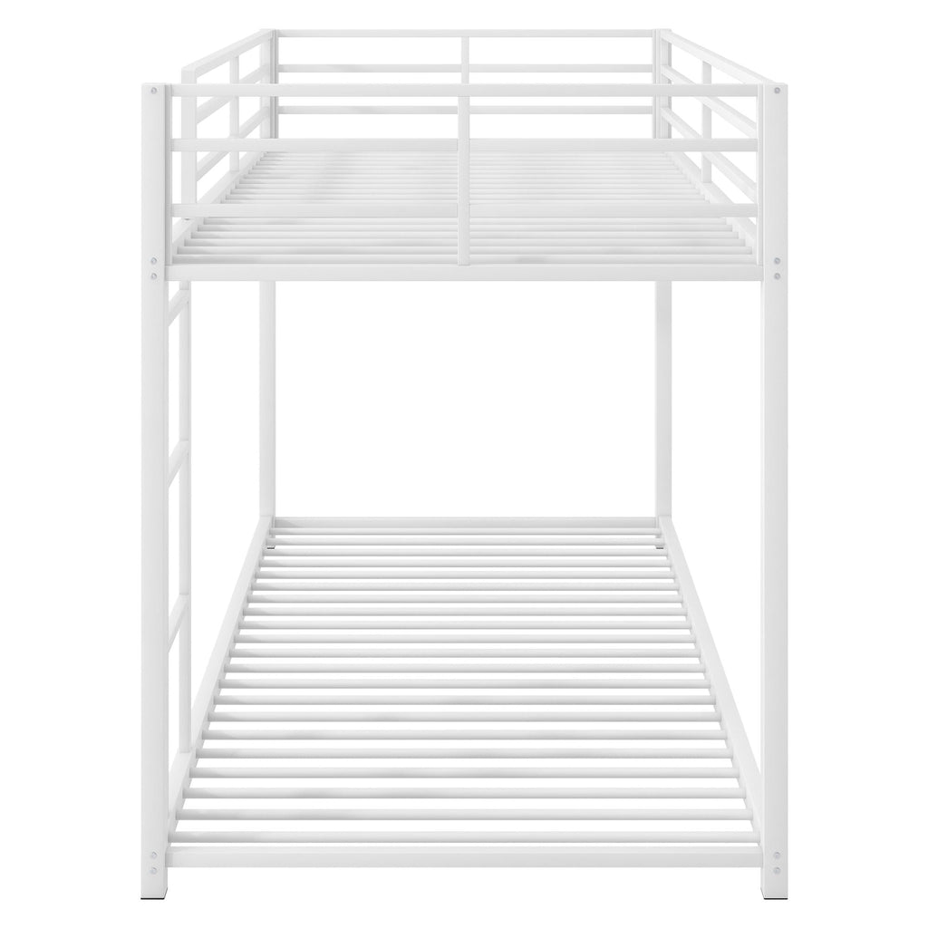 Metal Bunk Bed, Low Bunk Bed With Ladder