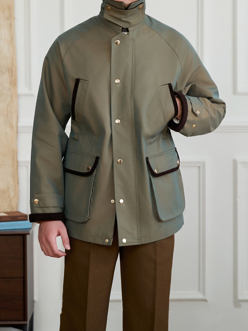 Vintage Jacket Blended Outdoor Waterproof Jacket