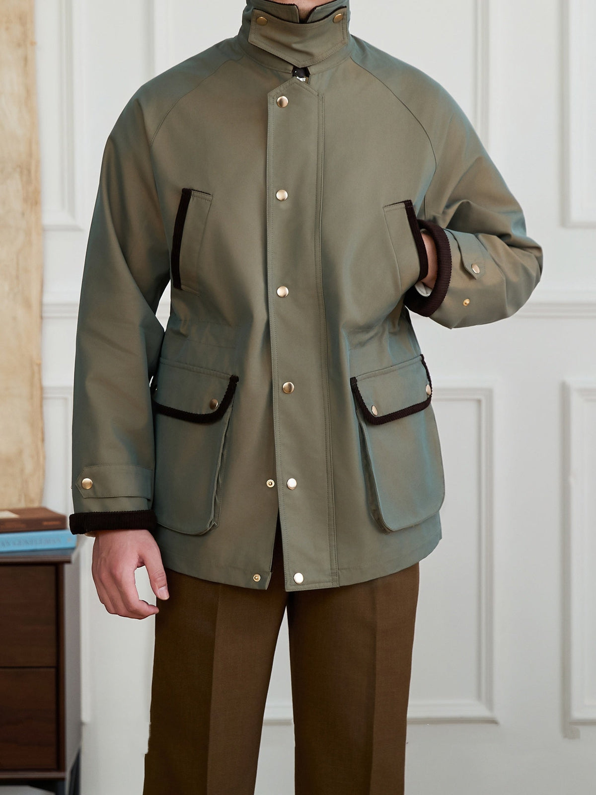 Vintage Jacket Blended Outdoor Waterproof Jacket