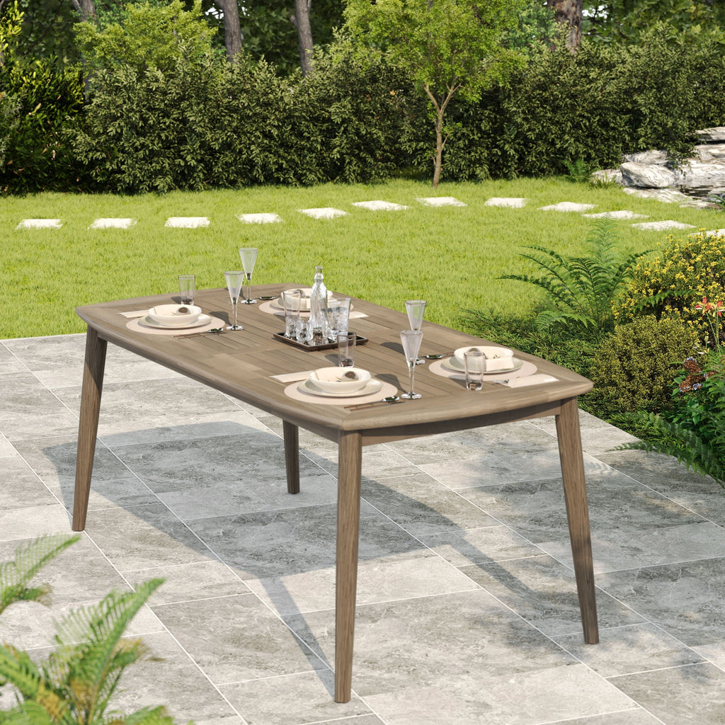 Acacia Wood Dining Table 8 Person Outdoor Table