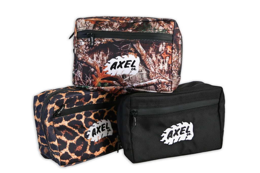 Black Canvas Motorcycle Bar Bag