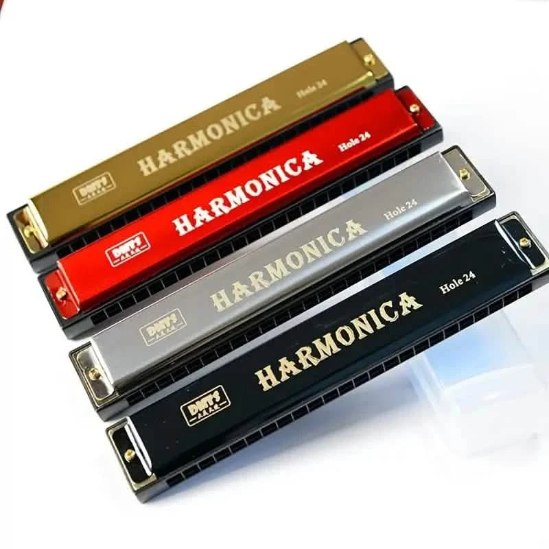 24 Hole Harmonica Mouth Metal Organ