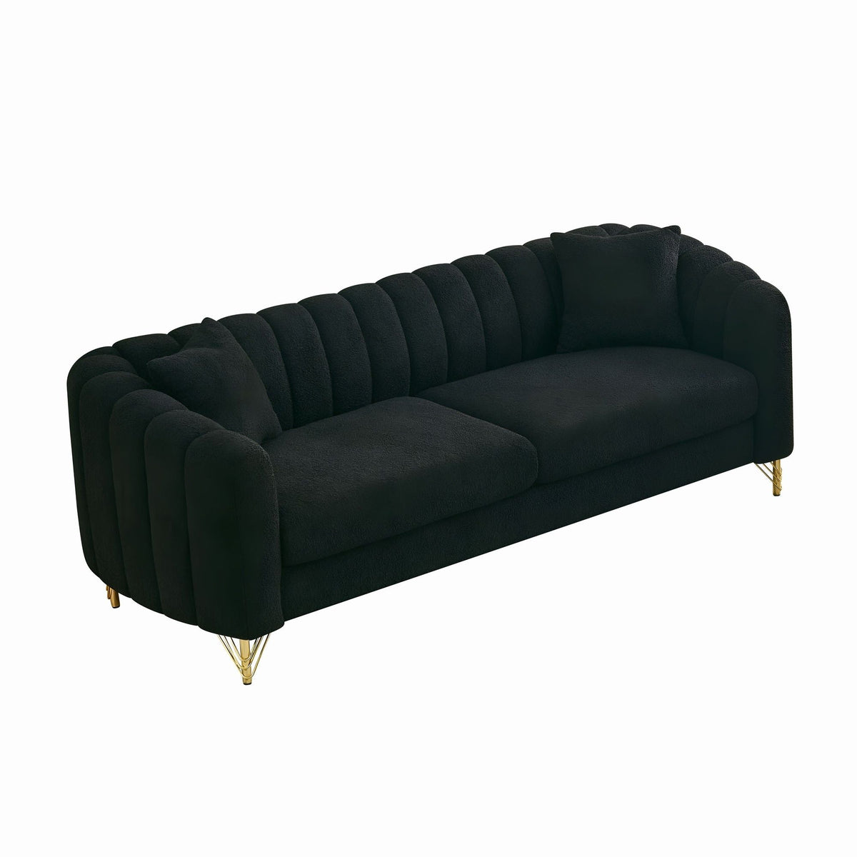 Tufted Oversized Sofa For Living Spaces