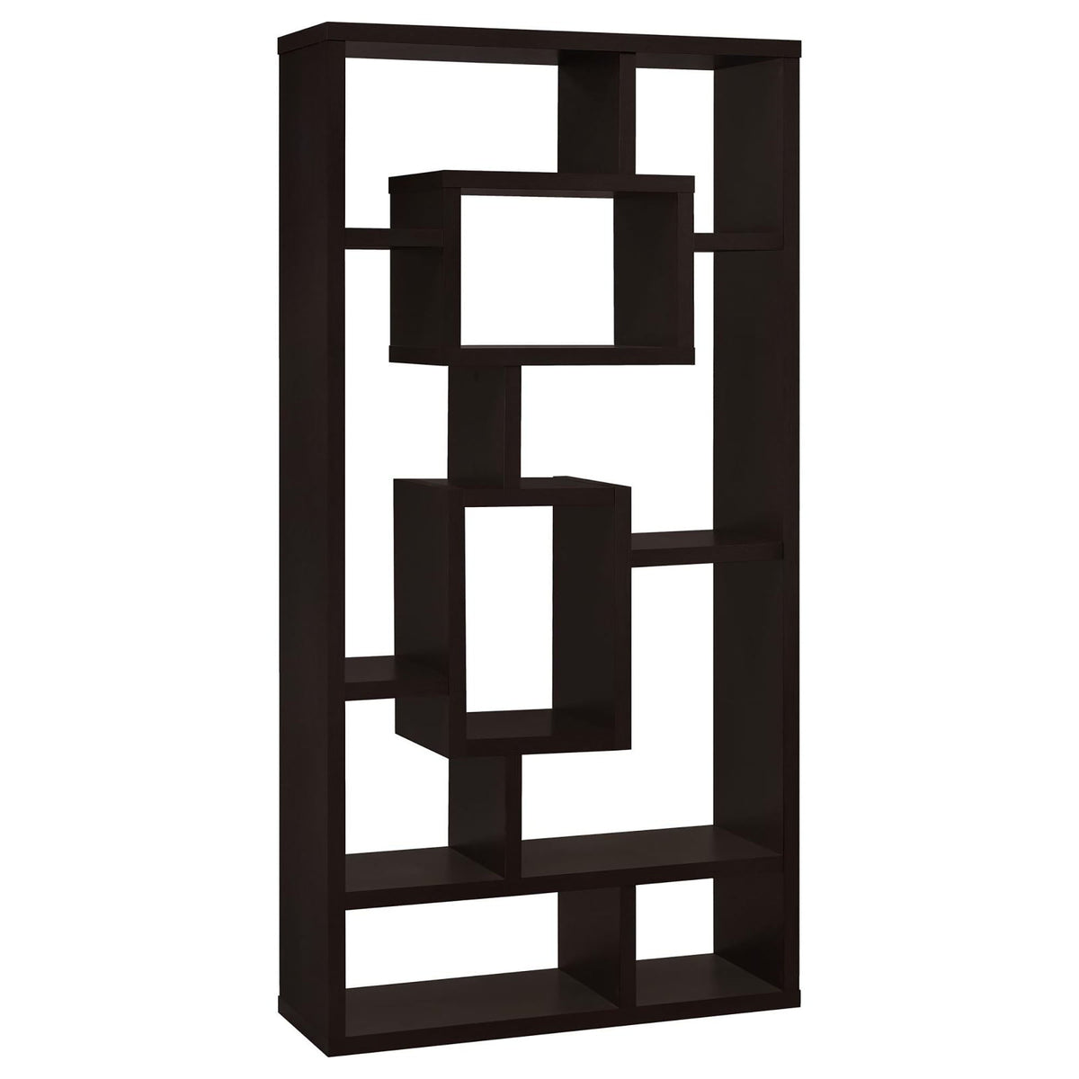 10 Shelf Open Back Bookcase