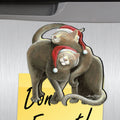 Star Cats Santa Shaped Refrigerator Magnets by Laura Seeley Set of 3