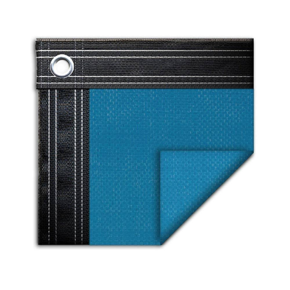 Econo Mesh 18 Ft. X 40 Ft. Rectangular Blue Mesh In-Ground Winter Pool Cover