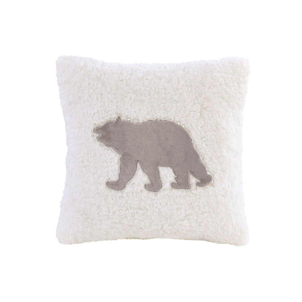 Full/Queen Plush to Sherpa Down Alternative Comforter Set