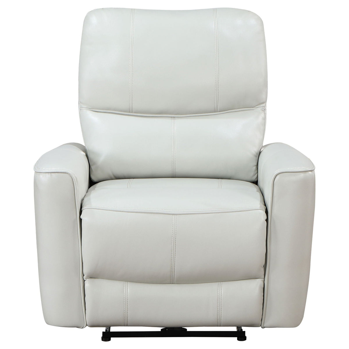 Dove Upholstered Power Recliner Chair With Smooth Power Recline And USB Charging - Gray