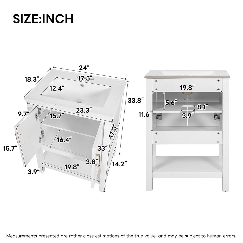 Modern Bathroom Vanity With Elegant Twill Design