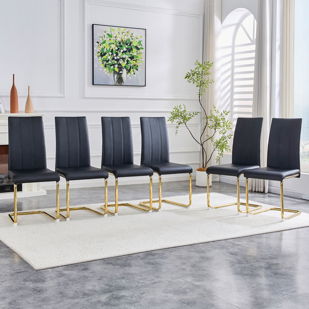 Luxury Aesthetic Upholstered Dining Chairs For Dining Room