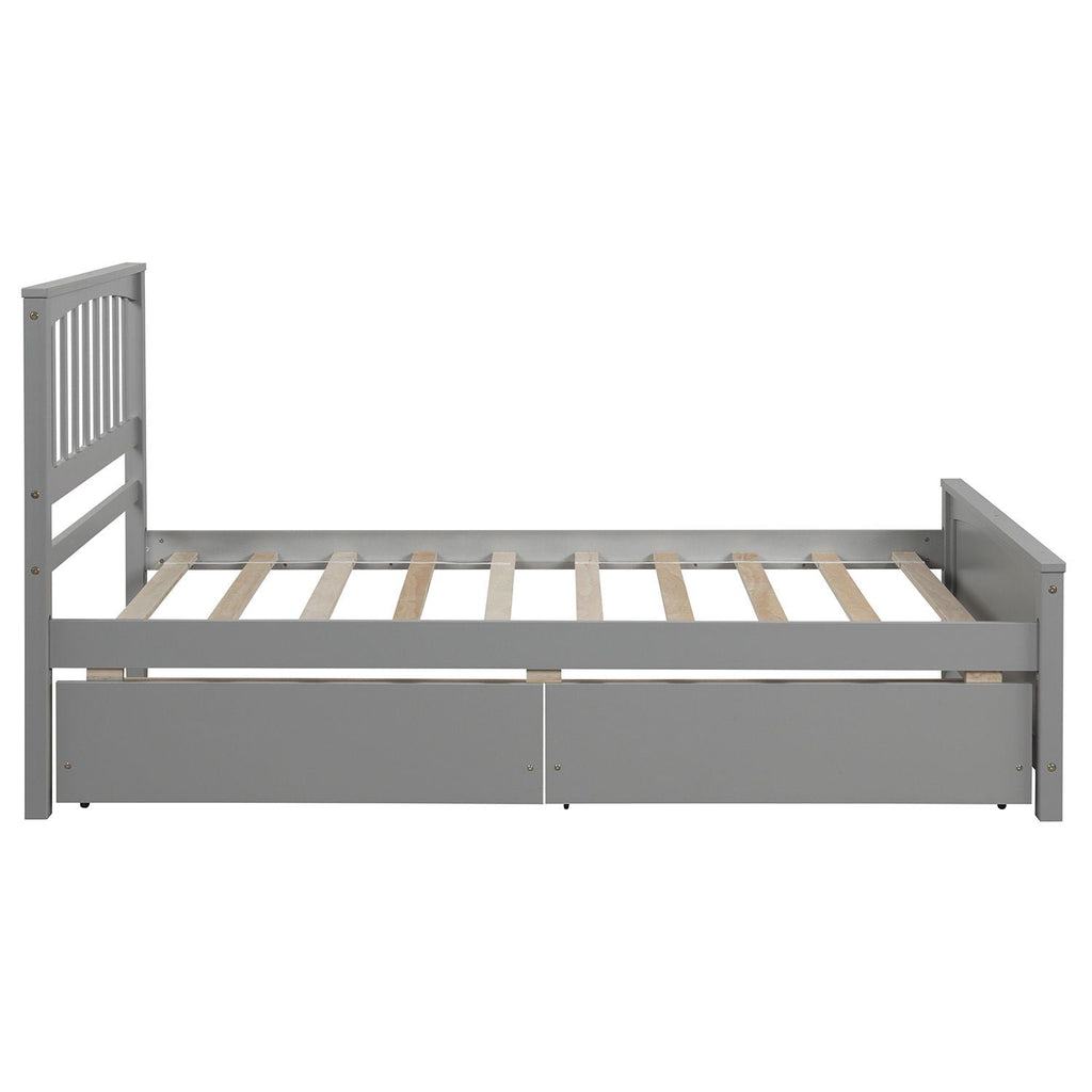 Platform Bed With Two Drawers