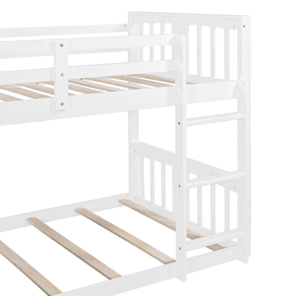 Bunk Bed With Convertible Ladder And Slide