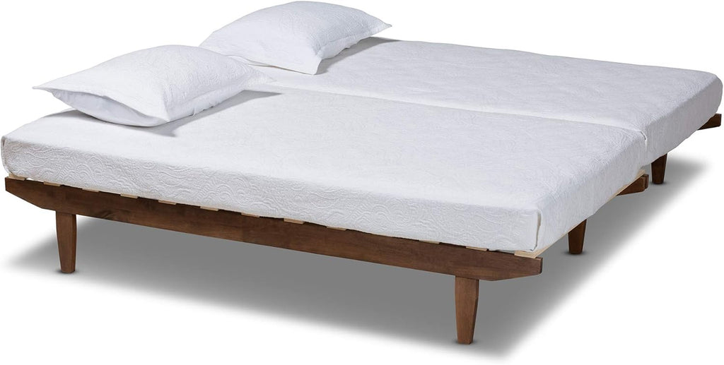 Bed Frames, Twin/King, Walnut