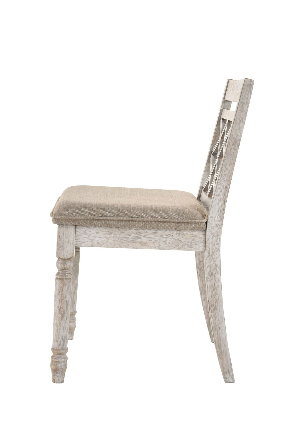 Havanna - Wide Chair With Cushion (Set of 2) - Off White