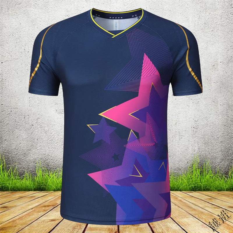 Badminton Clothes Outfit Volleyball Jacket Table Tennis Competition Short-sleeved Sportswear