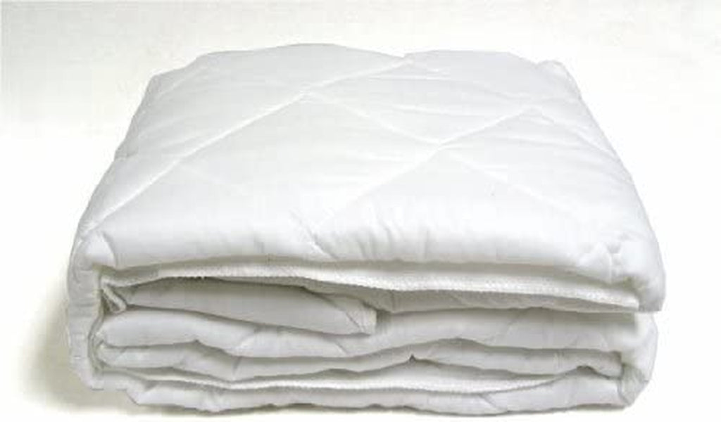 Quilted Cot Size Cotton Top Camp Mattress Pad, 30" X 75" X 10"