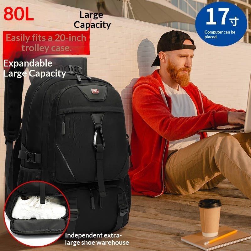 Outdoor Mountaineering Waterproof Extra Large Capacity Travel Luggage Backpack