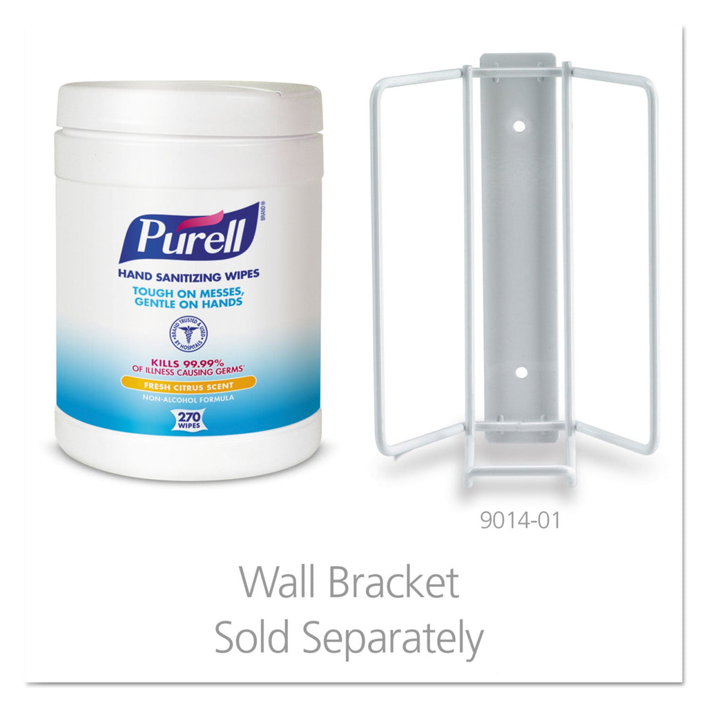 PURELL Sanitizing Hand Wipes, 6.75 x 6, White, 270 Wipes/Canister