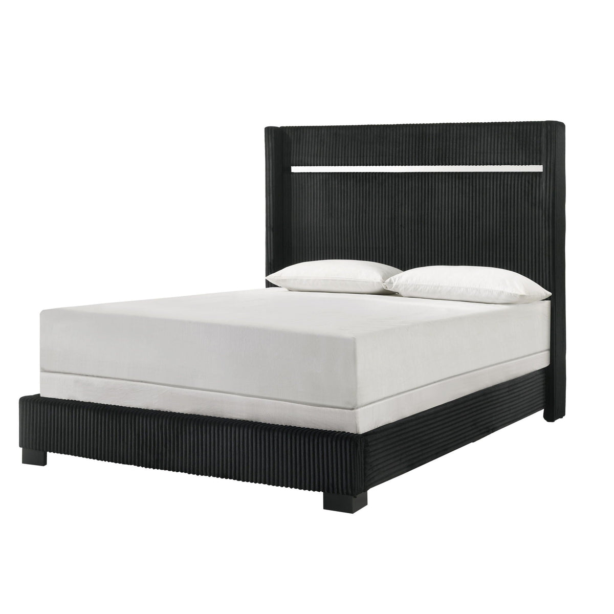 Contemporary Upholstered Bed