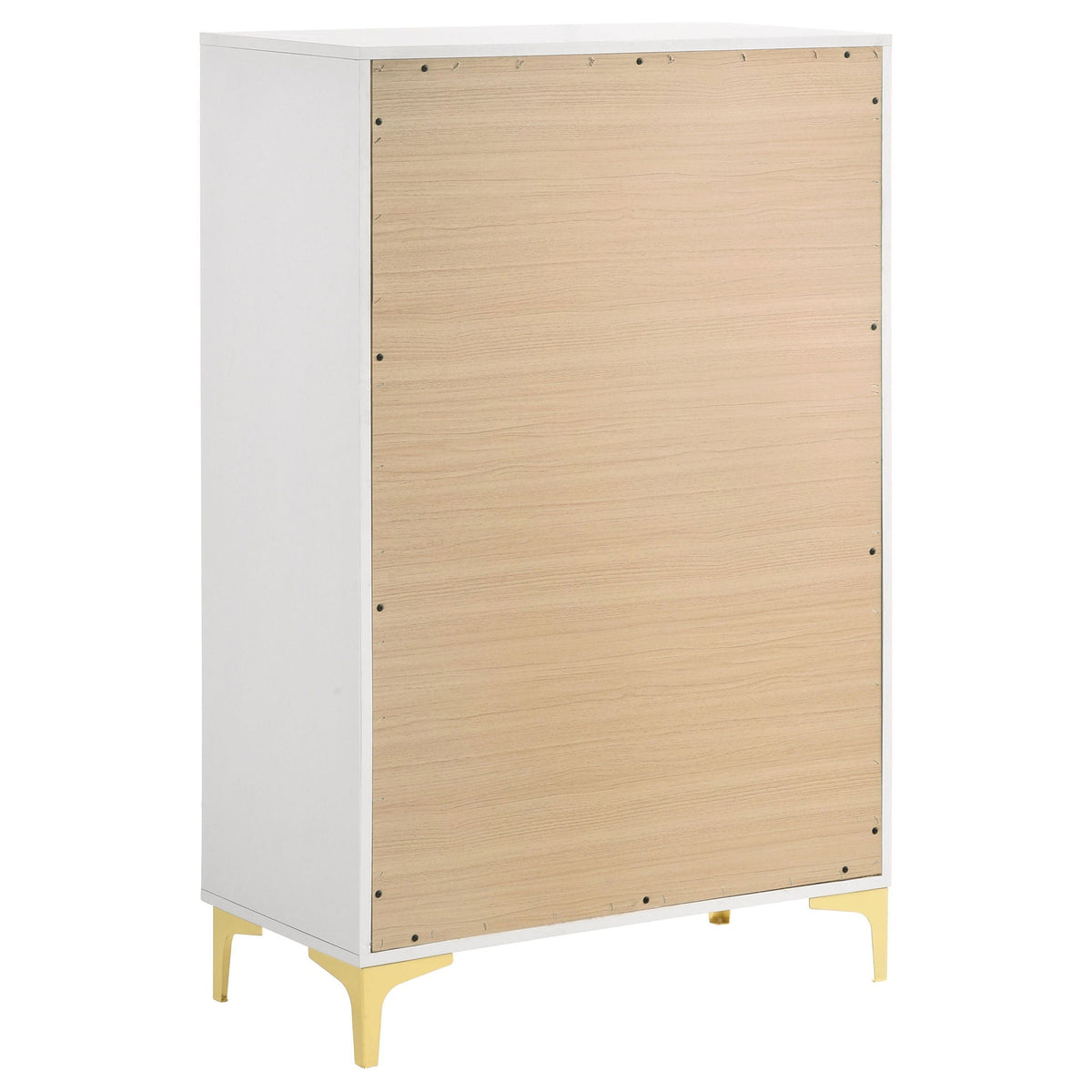 Karena - Rectangular 5 Drawer Chest - White