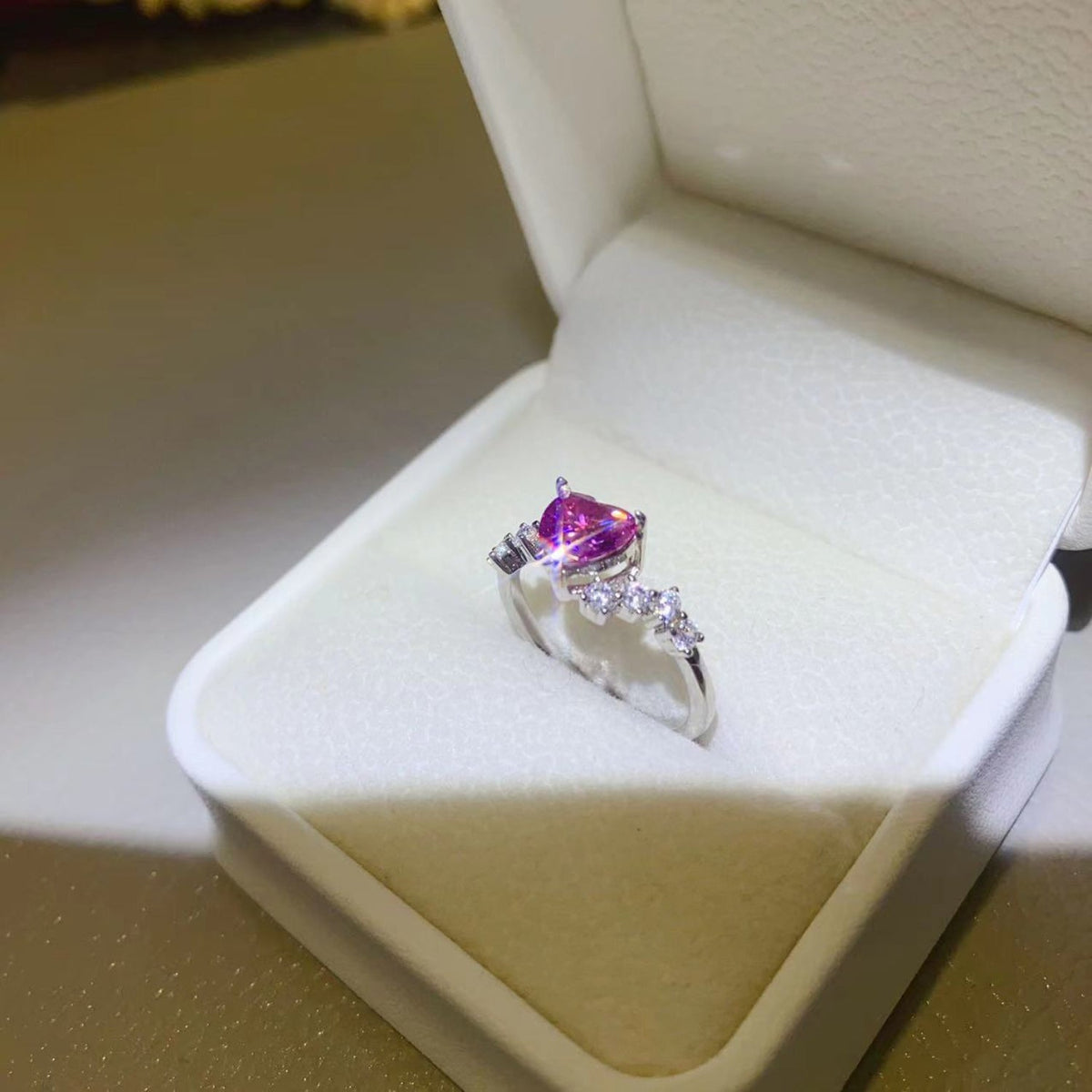 1 Carat Purple Purple Sparkala™ Pure Sterling Silver Ring