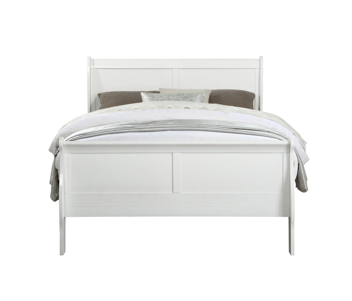 Louis Philippe Sleigh Style Bed