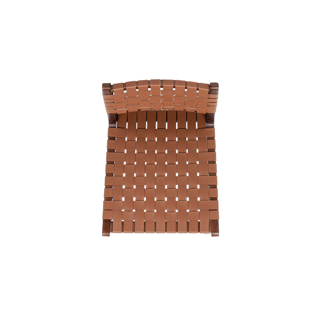 Andre - Counter Stool With Back - Pecan Brown